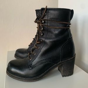 Frye Karen Combat Boots 6.5